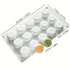 Round Silicone Soap & Candle Mold (2/15 Cavity)