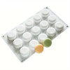 Round with rounded edges soap can candle mold