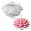 Large Silicone Lotus Flower Candle Mold
