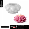 Large Silicone Lotus Flower Candle Mold