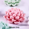 Large Silicone Lotus Flower Candle Mold