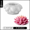 Large Silicone Lotus Flower Candle Mold