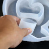 Heart Candle Holder Silicone Mold Set