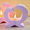 Heart Candle Holder Silicone Mold Set