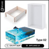 Rectangle Resin Mold with Wooden Supports