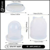 Display Dome Resin Mold with Base (3Pcs Set)