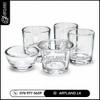 Small Clear Glass Candle Holder Cups