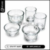 Small Clear Glass Candle Holder Cups