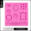 Mini Frames and Borders Silicone Mold 8 Cavity