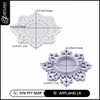 Mandala Candle Holder Silicone Mold for Cement & Plaster