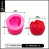 Small Peony Flower Candle Mold