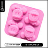 Minnie Mouse Silicone Mold 4 Cavity