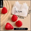 Strawberry Shaped Silicone Candle Mold