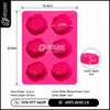 Rose Flower Silicone Mold for Gypsum, Soap & Candle