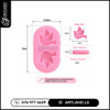 Two Bird shaped silicone mold