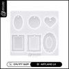 Mini Frame Silicone Mold for Resin Pendants