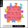 Cartoon Animal Silicone Mold for Resin, Clay & Cake Decorating
