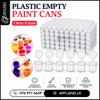 6-Cup Mini Empty Paint Pot Strip (2ml/5ml)