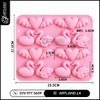12-Cavity Swan & Winged Heart Silicone Mold