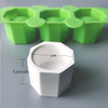 Mini Octagonal Silicone Pot Mold for Concrete