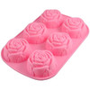 Large Rose Flower Silicone Mold, Soap or Candle