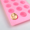 15-Cavity Round Hotel Soap Mold