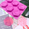 Honeycomb Silicone Soap Mold 6 Cavity