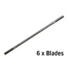 Jewelers Flat Saw Blades NIQUA 6Pcs