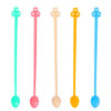 Plastic Mini Stirrer Spoons 5Pcs