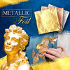 Imitation Metallic Foil Leaf Paper 25Pcs