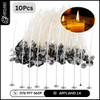Pre-Waxed Cotton Candle Wicks with Metal Base (10PCS)