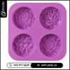 Flower Silicone Mold 4 Cavity (Heavy Duty)