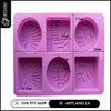 Palm Olive Leaves Soap Mold 6 Cavity