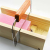 Wavy Crinkle Soap Cutter with Wooden Handle