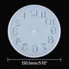 Silicone Clock Mold for Resin 15CM