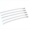 10cm Ball Beads Chain, Dog Tag Metal Chain 5Pcs