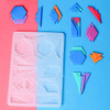 Geometric Dangle Earring Silicone Mold (12 Cavity)