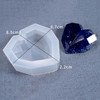 Faceted Heart Shaped Silicone Mold for Resin