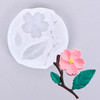 Cherry Blossom Flower Branch Leaf Resin Mold