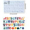 Alphabet/Number Mold Handwritten Style (Medium)