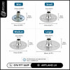 Various sizes of Metal Candle Wick Sustainers