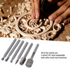 HSS 6Pcs Rotary Burrs Set for Grinding & Carving