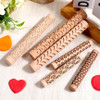 Wooden Texture Rolling Pin for Clay