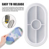 Trinket Oval Tray, Coaster Silicone Mold