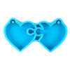 Love Lock, Heart lock Mold for Resin