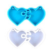 Love Lock, Heart lock Mold for Resin