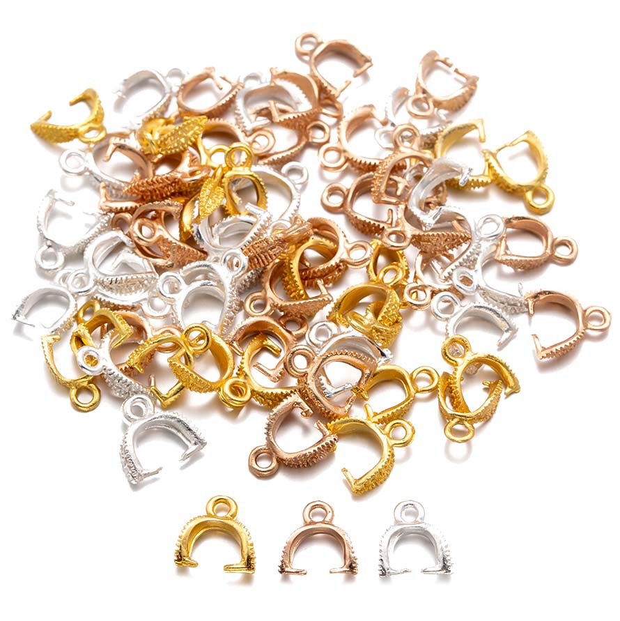 Pendant Pinch Bail Clasp 5Pcs in Sri Lanka