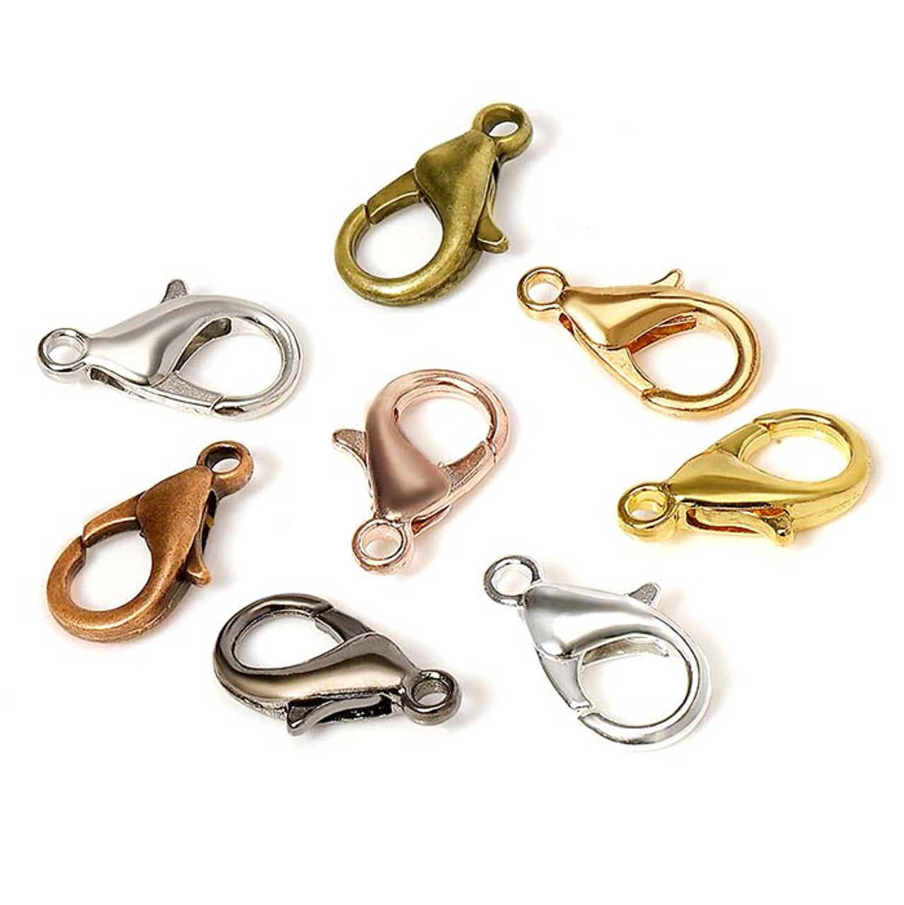 Plastic Lobster Claw Clasps For Jewellery Making Heart 26x22x6mm Crafts  Accessories at Rs 140.00, Peelamedu, Coimbatore