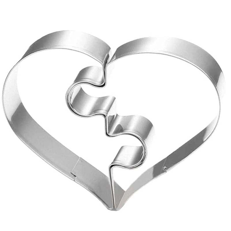 Split Heart Cookie Cutter Stainless Steel in Sri Lanka