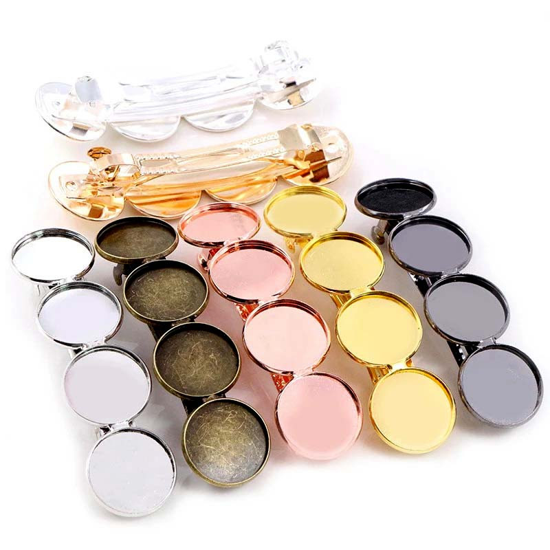 Hairpin, Hair Clip Base Setting 4 cameo (1Pc) in Sri Lanka